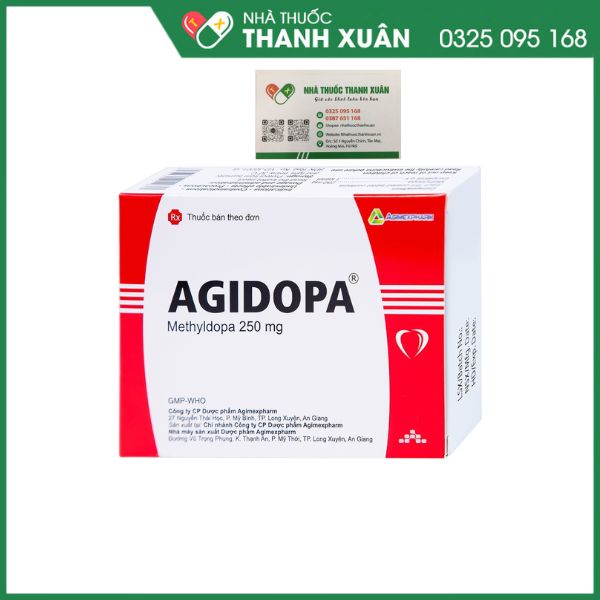 Agidopa - Điều trị tăng huyết áp